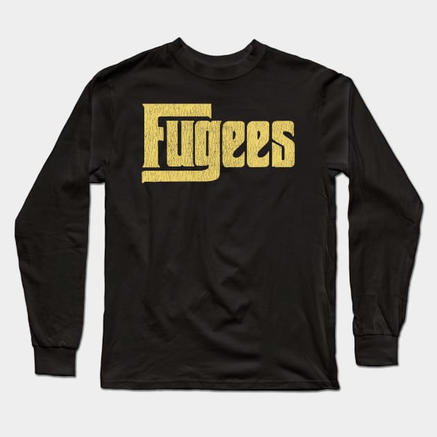 Fugees Old Retro Distressed Vintage 80's/90s Rap HipHop Logo Long Sleeve T-Shirt by robotbasecamp